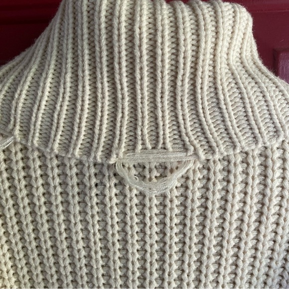 Oversized Knit Distressed Sweater - Picture 3 of 6